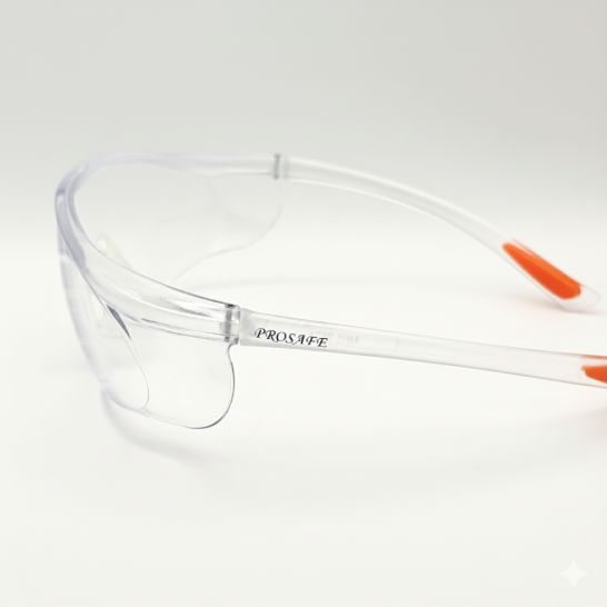 91797 Anti-Scratch Safety Eyewear (Clear Lens) Spectacle