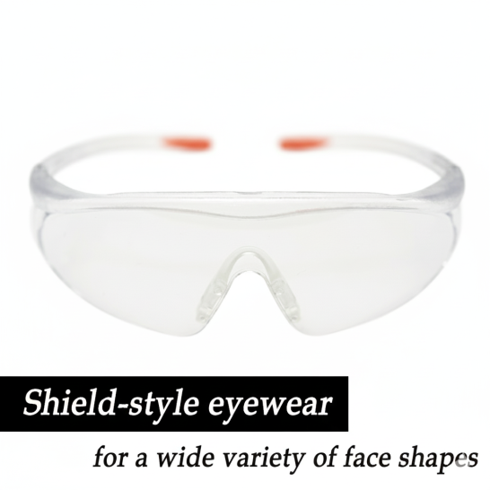 91797 Anti-Scratch Safety Eyewear (Clear Lens) Spectacle