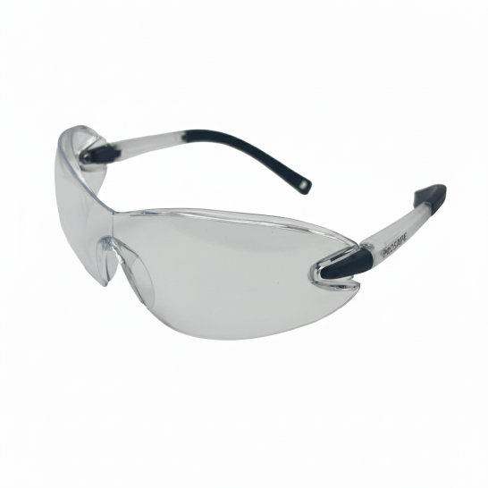 91835 Soft Rubber Temple End Safety Eyewear (Clear lens) Spectacle Spectacle
