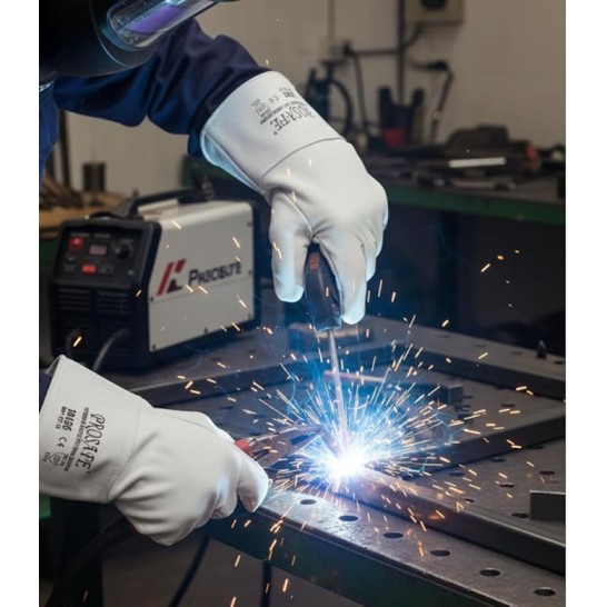 PROSAFE Argon Leather Welding Glove. Argon Glove. EN388. Premium Goatskin Leather.