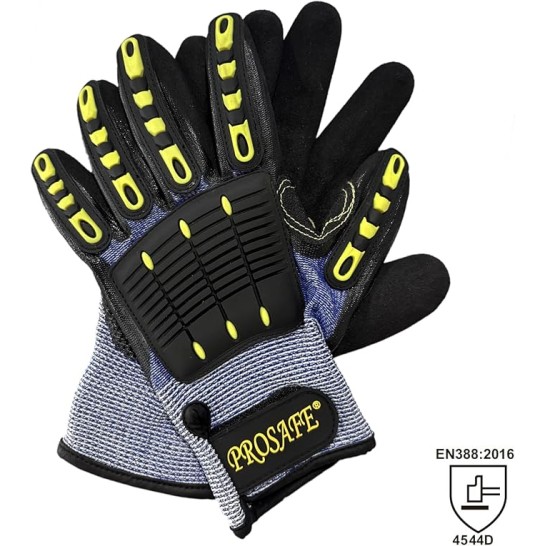 PROSAFE ULTIMATECOMBAT-X Reinforced Glove - Per Pair. Impact Glove.