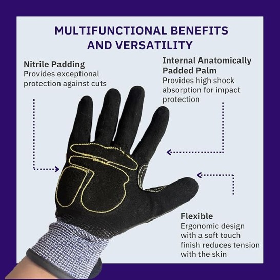 PROSAFE ULTIMATECOMBAT-X Reinforced Glove - Per Pair. Impact Glove.