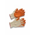HANDPAL Tawiwan Cotton Yarn Rubber Glove. Orange Coated Glove. Excellent Grip