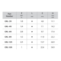 DK-LOK SS316 Hex Long Nipple (Male NPT both ends) GNL Series