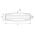 DK-LOK BRASS Hex Long Nipple (Male NPT both ends) GNL Series