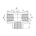 DK-LOK SS316 Tee (Female NPT) GT Series