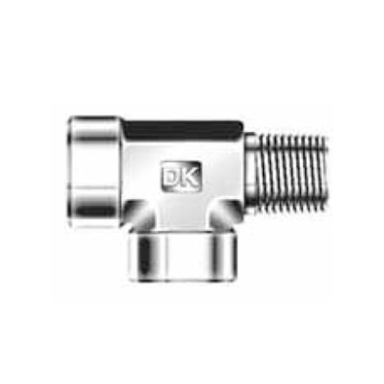 DK-LOK BRASS Run Tee (Female to male to female NPT) GTR Series