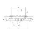DK-LOK BRASS Bulkhead Union (Tube to Tube) KUB Series