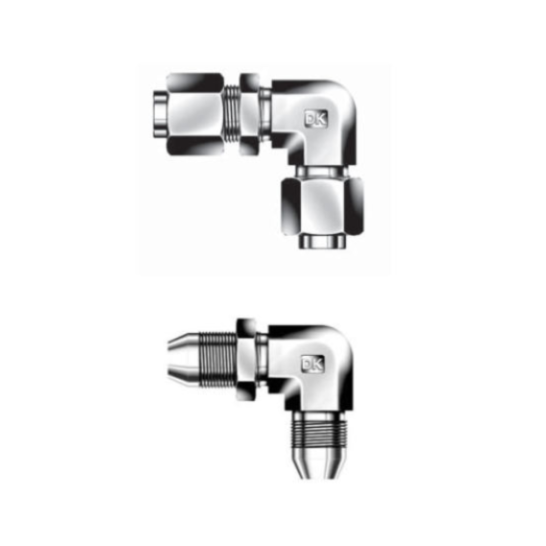 DK-LOK BRASS Bulkhead Union Elbow (Tube to Tube) KBL Series