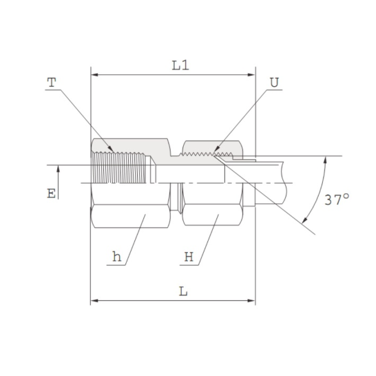 DK-LOK SS316 Female Connector (Tube to Female Pipe) KCF Series