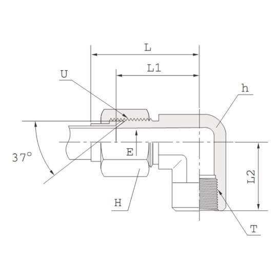 DK-LOK BRASS Female Elbow (Tube to Female Pipe) KLF Series