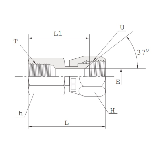 DK-LOK BRASS Swivel Female Connector (Swivel Fittings) KSCF Series