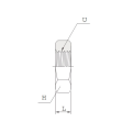 DK-LOK BRASS Bulkhead Lok Nut (Spare Parts) KBN Series