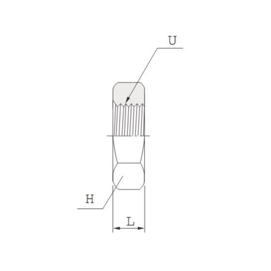 DK-LOK BRASS Bulkhead Lok Nut (Spare Parts) KBN Series