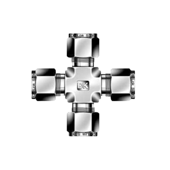 DK-LOK BRASS Union Cross DX Series