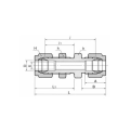 DK-LOK SS316 Bulkhead Union DUB Series