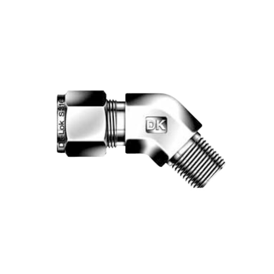 DK-LOK SS316 45 Degree Male Connector DLBM Metric Series