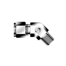 DK-LOK BRASS 45 Degree Male Connector DLBM Metric Series