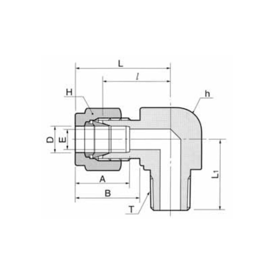 DK-LOK SS316 Male Elbow DLM-R Series