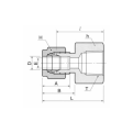 DK-LOK BRASS Female Connector DCF-N Series