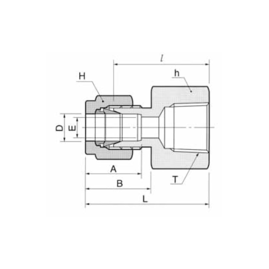DK-LOK BRASS Gauge Connector (Previously DCG) DCF-GG Series