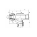 DK-LOK BRASS Female Run Tee DTRF-N Series