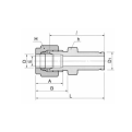 DK-LOK BRASS Reducer DR Metric to Metric Series