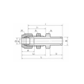 DK-LOK BRASS Bulkhead Adapter DAB Series
