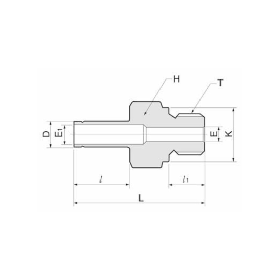DK-LOK SS316 Male Adapter DAM-G Metric Series