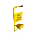 PVC Wheel Chock With Steel Handle | Wheel Chock