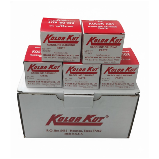 KOLOR KUT Gasoline Gauging Paste Jar 2.25oz (62g). Made in USA
