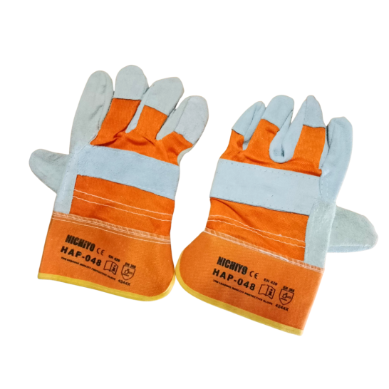 NICHIYO Yellow Jean Working Glove | Denim Work Glove General Purpose | Per Pair