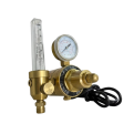 Flow Regulator CO2 Solid Brass With Heater