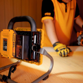 INGCO 20V CWLI20258 Cordless Work Lamp Set Or Bare Unit. Portable Work Light With 1800 Lumens