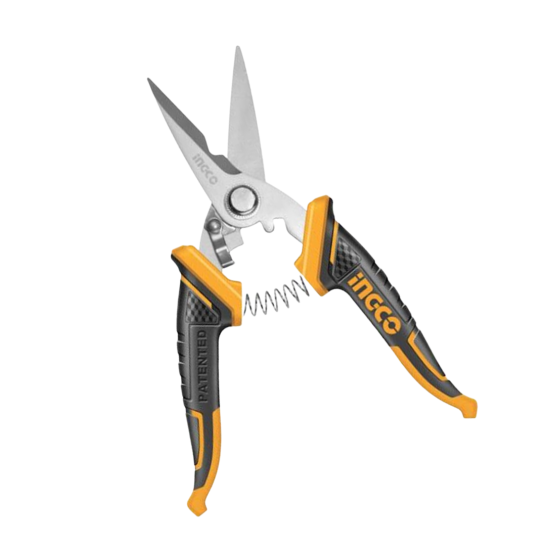 INGCO Electrician Scissors Stainless Steel Blade HES0187