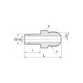 DK-LOK BRASS Male AN Adapter DMAA Series