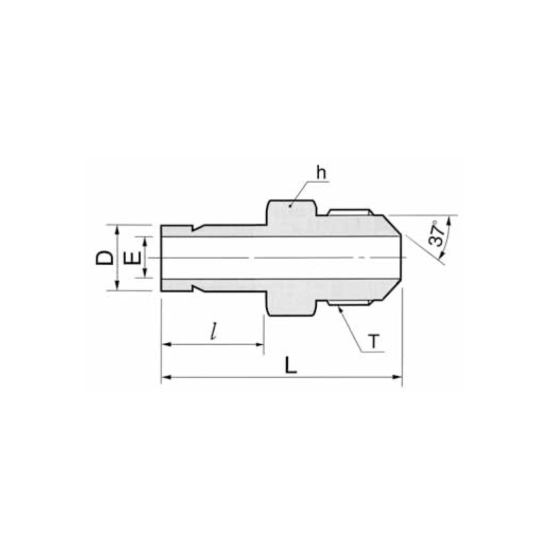 DK-LOK BRASS Male AN Adapter DMAA Series