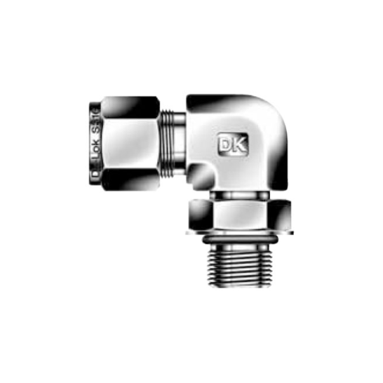 DK-LOK BRASS Positionable SAE Male Elbow DLS-UP Series