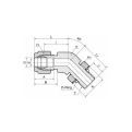 DK-LOK SS316 Positionable 45° SAE Male Elbow DLBS-UP Series