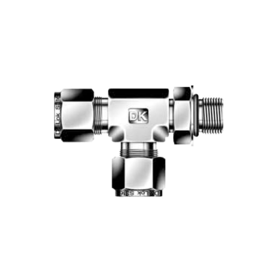 DK-LOK SS316 Positionable SAE Male Run Tee DTRS-UP Series