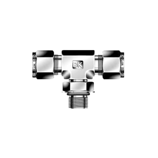 DK-LOK SS316 Positionable SAE Male Branch Tee DTBS-UP Series