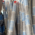 Blue White Canvas Roll 1.8m x 40m