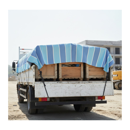 Blue White Canvas Roll 1.8m x 30m