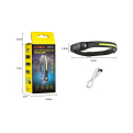 LED Rechargeable Head Lamp (Single) with Motion Sensor