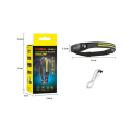 LED Rechargeable Head Lamp (Double) with Motion Sensor