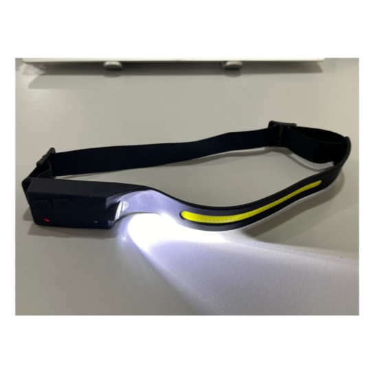 LED Rechargeable Head Lamp (Double) with Motion Sensor
