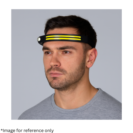 LED Rechargeable Head Lamp (Double) with Motion Sensor