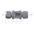 DK-LOK SS316 High Pressure Check Valve (1/2" Tube Fitting 1PSI) VH36B Series