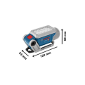 BOSCH GLI 12V-330 Professional Cordless Work Light. 330 lumens. Magnetic. c/w Belt Clip / Hook.