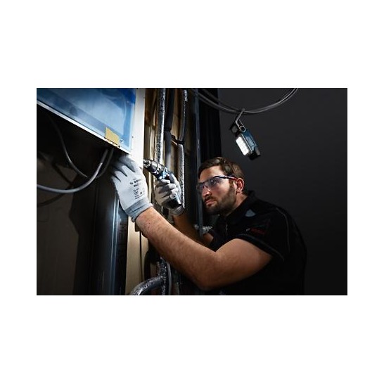 BOSCH GLI 12V-330 Professional Cordless Work Light. 330 lumens. Magnetic. c/w Belt Clip / Hook.